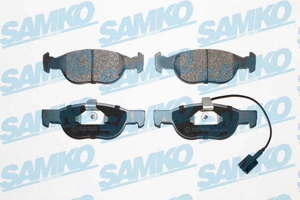 Diskinių stabdžių trinkelių rinkinys SAMKO 5SP652