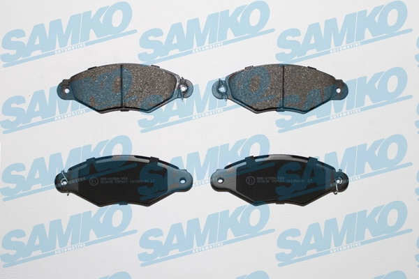 Diskinių stabdžių trinkelių rinkinys SAMKO 5SP661