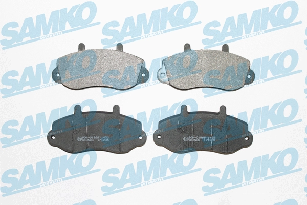 Diskinių stabdžių trinkelių rinkinys SAMKO 5SP663