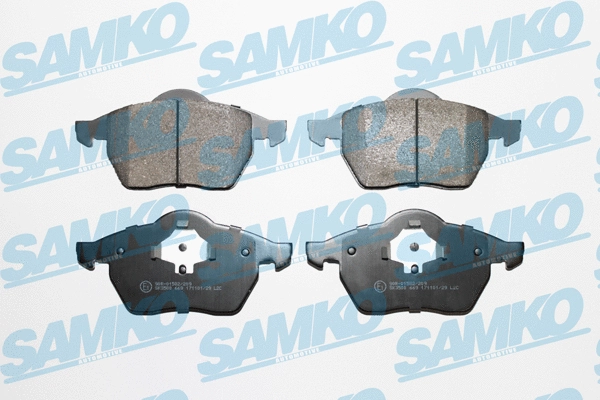 Diskinių stabdžių trinkelių rinkinys SAMKO 5SP669