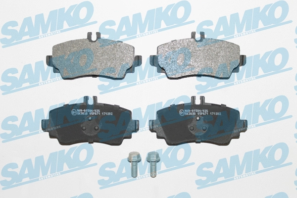 Diskinių stabdžių trinkelių rinkinys SAMKO 5SP671