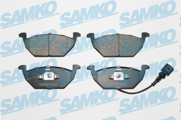 Diskinių stabdžių trinkelių rinkinys SAMKO 5SP692