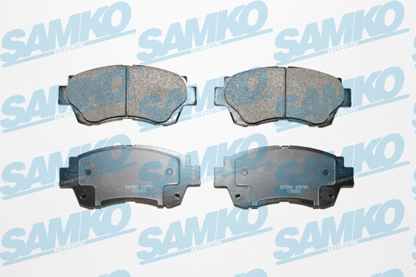 Diskinių stabdžių trinkelių rinkinys SAMKO 5SP701