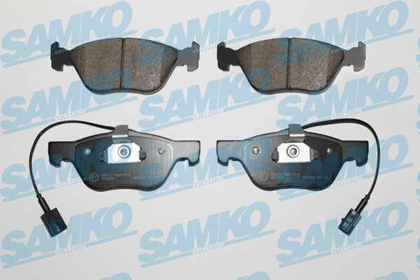 Diskinių stabdžių trinkelių rinkinys SAMKO 5SP720