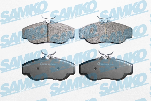 Diskinių stabdžių trinkelių rinkinys SAMKO 5SP728