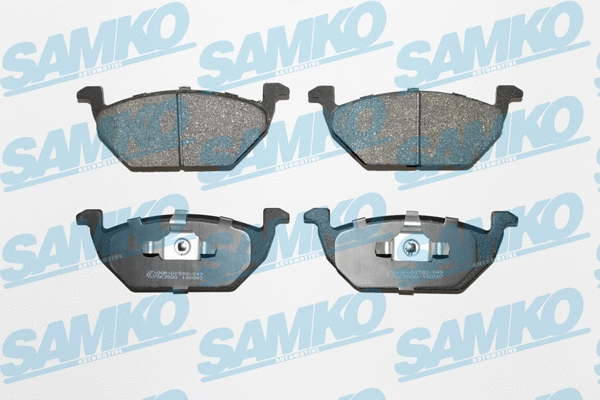 Diskinių stabdžių trinkelių rinkinys SAMKO 5SP730