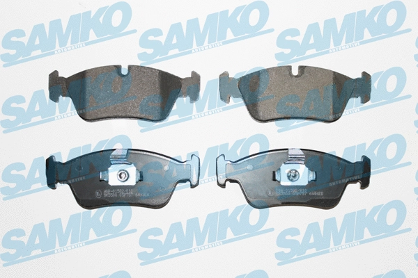Diskinių stabdžių trinkelių rinkinys SAMKO 5SP757