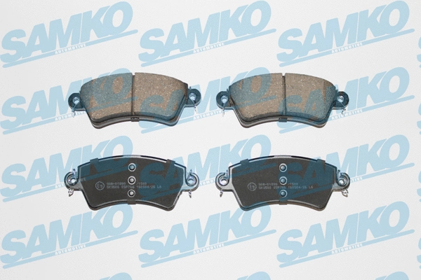 Diskinių stabdžių trinkelių rinkinys SAMKO 5SP766