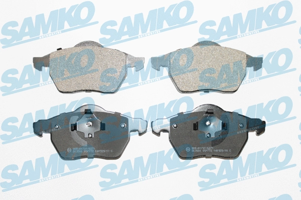 Diskinių stabdžių trinkelių rinkinys SAMKO 5SP772