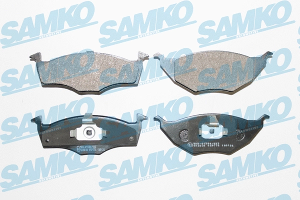 Diskinių stabdžių trinkelių rinkinys SAMKO 5SP776