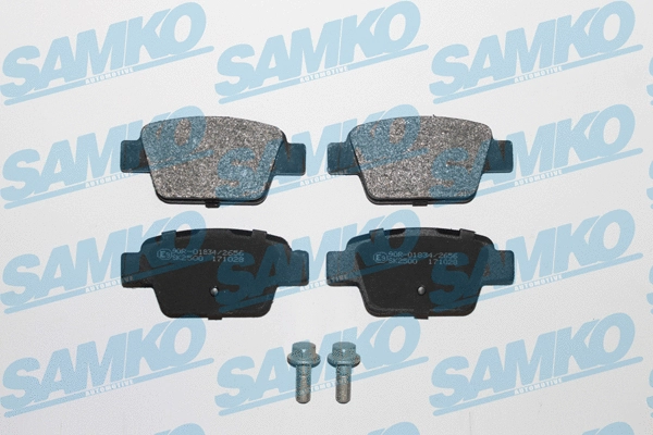 Diskinių stabdžių trinkelių rinkinys SAMKO 5SP780