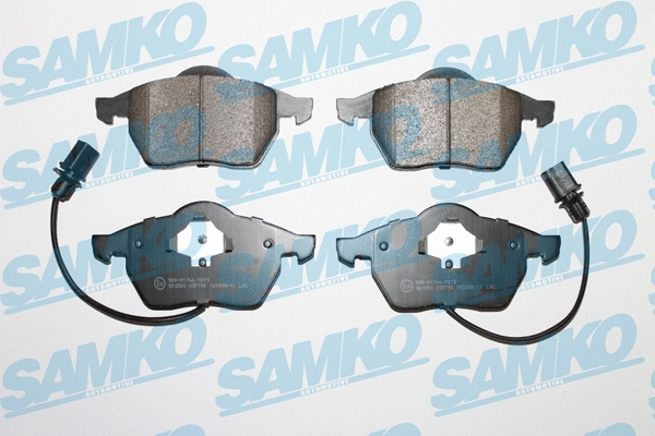 Diskinių stabdžių trinkelių rinkinys SAMKO 5SP790