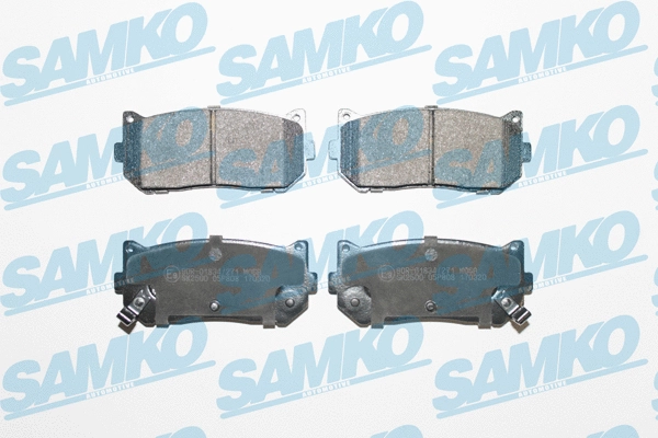 Diskinių stabdžių trinkelių rinkinys SAMKO 5SP808