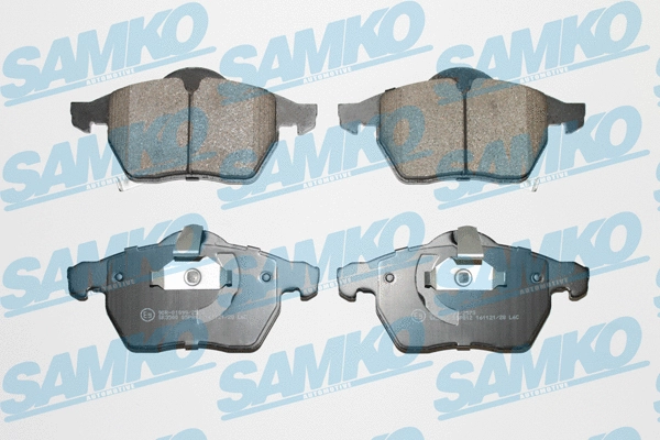 Diskinių stabdžių trinkelių rinkinys SAMKO 5SP812