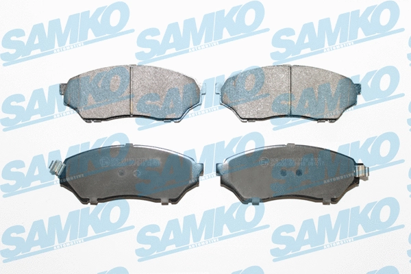 Diskinių stabdžių trinkelių rinkinys SAMKO 5SP819