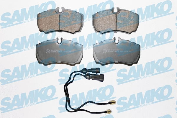 Diskinių stabdžių trinkelių rinkinys SAMKO 5SP830A