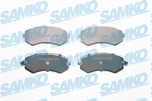 Diskinių stabdžių trinkelių rinkinys SAMKO 5SP856