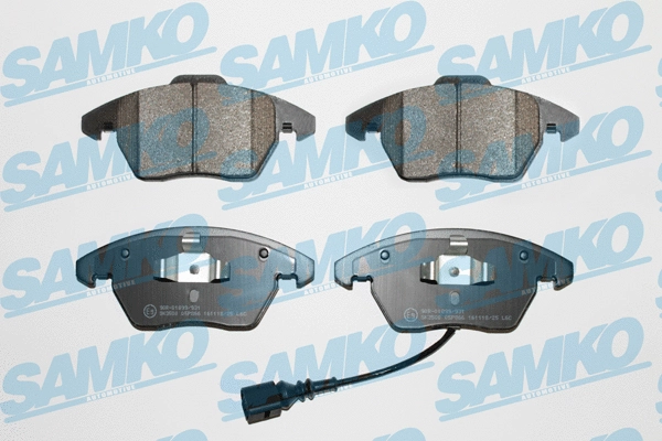 Diskinių stabdžių trinkelių rinkinys SAMKO 5SP866