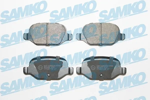 Diskinių stabdžių trinkelių rinkinys SAMKO 5SP872