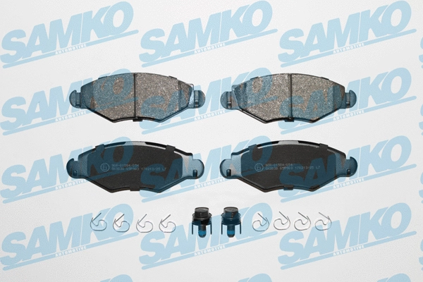 Diskinių stabdžių trinkelių rinkinys SAMKO 5SP903