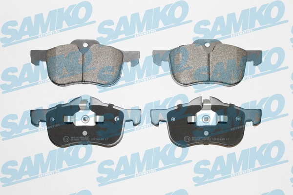 Diskinių stabdžių trinkelių rinkinys SAMKO 5SP952