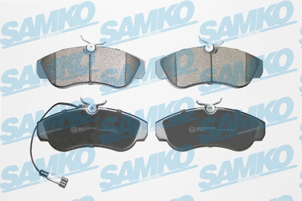 Diskinių stabdžių trinkelių rinkinys SAMKO 5SP965