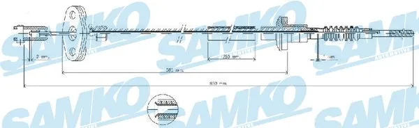 Sankabos trosas SAMKO C0035C