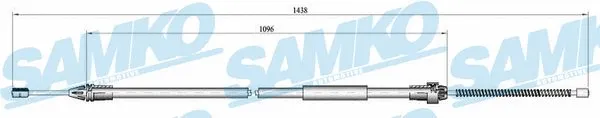 Stovėjimo stabdžio trosas SAMKO C0684B