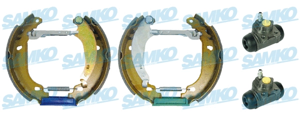 Stabdžių trinkelių komplektas SAMKO KEG456