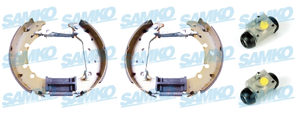 Stabdžių trinkelių komplektas SAMKO KEG542