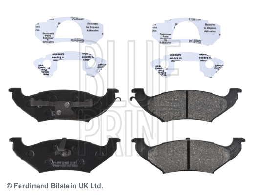 Diskinių stabdžių trinkelių rinkinys BLUE PRINT ADA104235