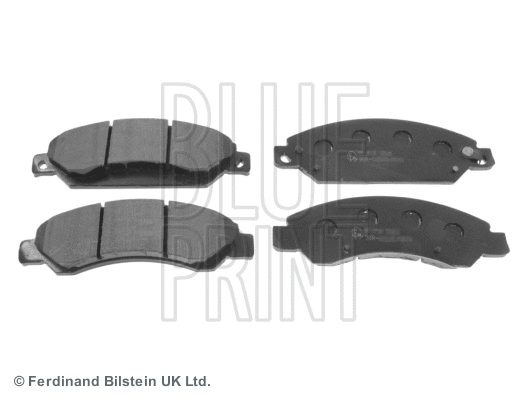 Diskinių stabdžių trinkelių rinkinys BLUE PRINT ADA104242