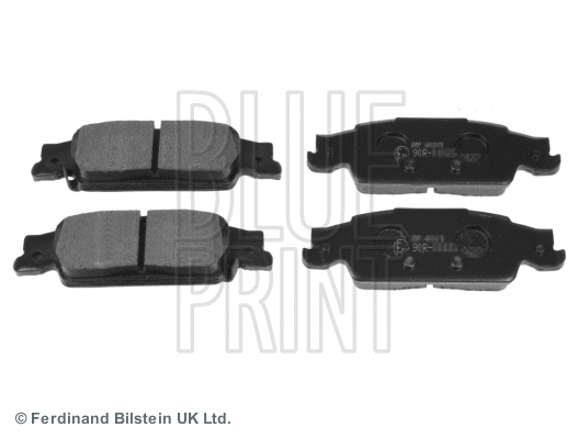 Diskinių stabdžių trinkelių rinkinys BLUE PRINT ADA104250