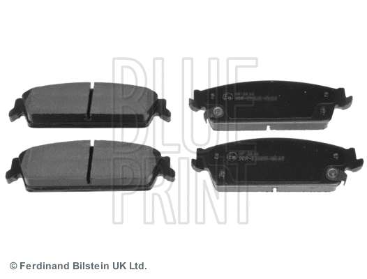Diskinių stabdžių trinkelių rinkinys BLUE PRINT ADA104251