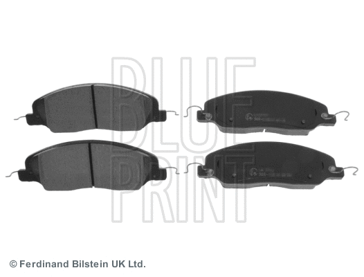 Diskinių stabdžių trinkelių rinkinys BLUE PRINT ADA104256