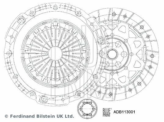 Sankabos komplektas BLUE PRINT ADB113001