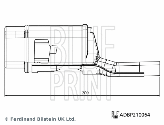 Automatinės transmisijos hidraulinis filtras BLUE PRINT ADBP210064