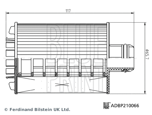 Alyvos filtras BLUE PRINT ADBP210066