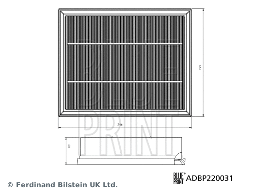 Oro filtras BLUE PRINT ADBP220031