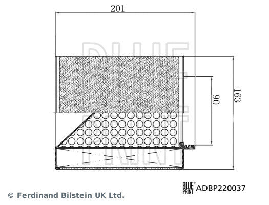 Oro filtras BLUE PRINT ADBP220037