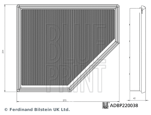 Oro filtras BLUE PRINT ADBP220038