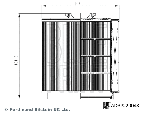 Oro filtras BLUE PRINT ADBP220048