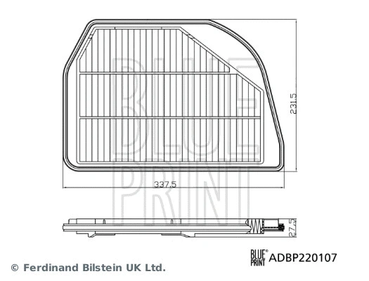 Oro filtras BLUE PRINT ADBP220107