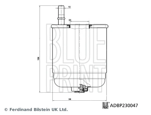 Kuro filtras BLUE PRINT ADBP230047