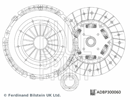Sankabos komplektas BLUE PRINT ADBP300060