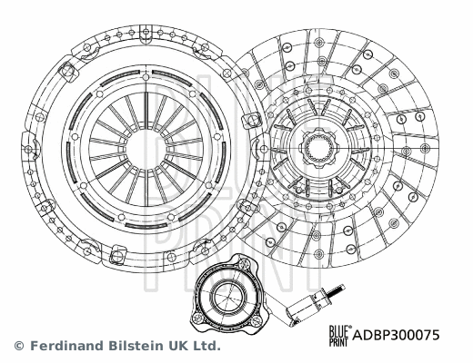 Sankabos komplektas BLUE PRINT ADBP300075