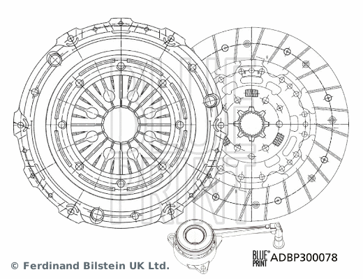 Sankabos komplektas BLUE PRINT ADBP300078