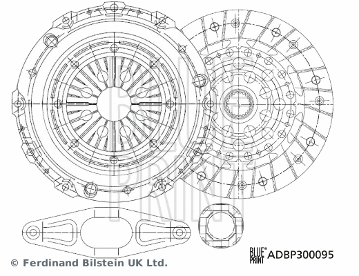 Sankabos komplektas BLUE PRINT ADBP300095