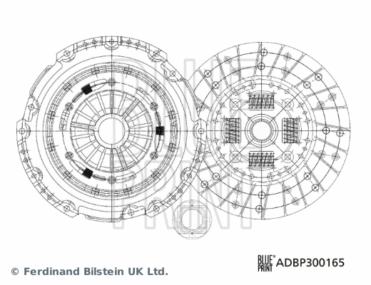Sankabos komplektas BLUE PRINT ADBP300165