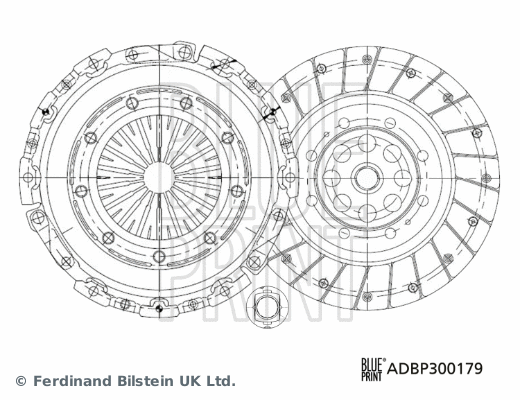 Sankabos komplektas BLUE PRINT ADBP300179